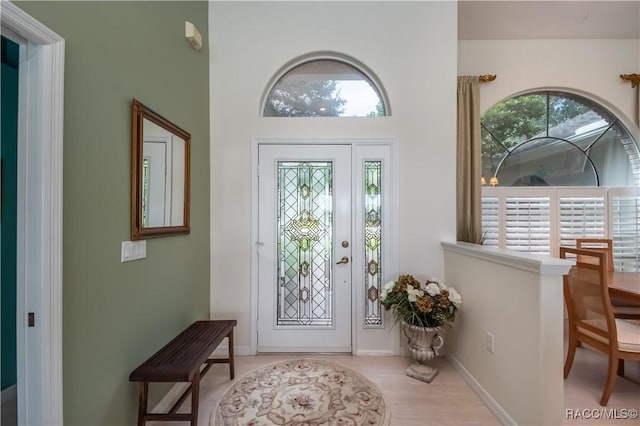 61 E Falconry Ct, Hernando, FL 34442 - entrance foyer with wood finished floors