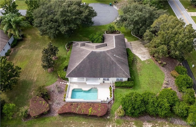 61 E Falconry Ct, Hernando, FL 34442 - view from above of property featuring a pool