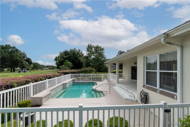61 E Falconry Ct, Hernando, FL 34442 - view of swimming pool featuring a patio