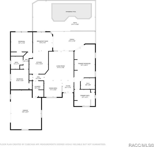 61 E Falconry Ct, Hernando, FL 34442 - view of room layout
