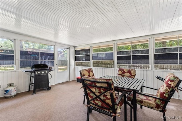 1420 E Silver Thorn Loop, Hernando, FL 34442 - sunroom featuring outdoor dining area