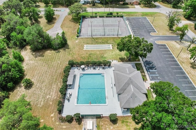 1420 E Silver Thorn Loop, Hernando, FL 34442 - drone / aerial view of a pool