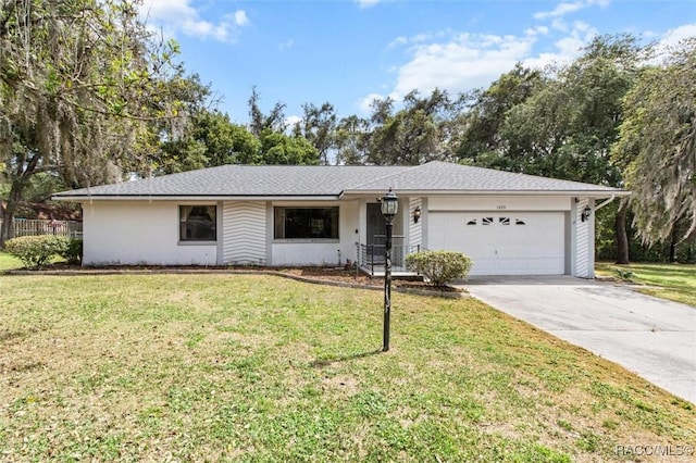 1420 E Silver Thorn Loop, Hernando, FL 34442 - ranch-style house featuring a garage and concrete driveway