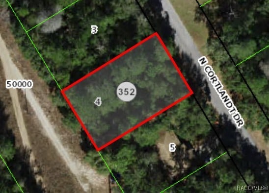 8942 N Cortlandt Dr, Citrus Springs FL, 34434 land for sale