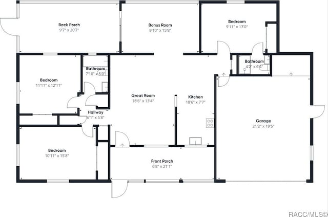 3651 S College Ave, Inverness, FL 34452 - home floor plan