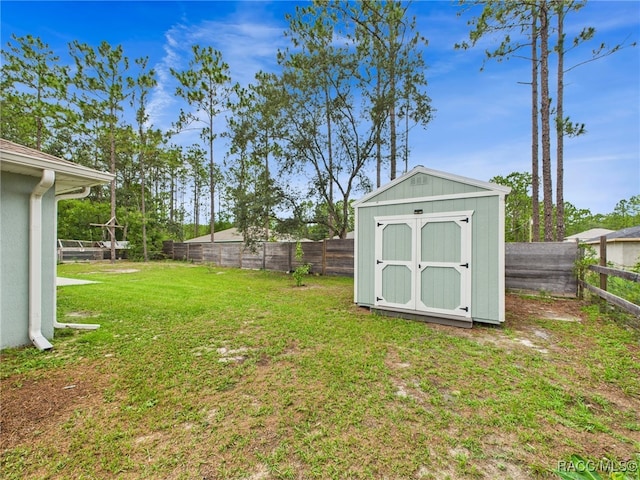 1899 W Oliver Dr, Citrus Springs, FL 34434 - fenced backyard with a shed
