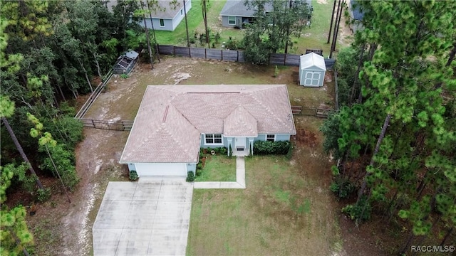 1899 W Oliver Dr, Citrus Springs, FL 34434 - view from above of property