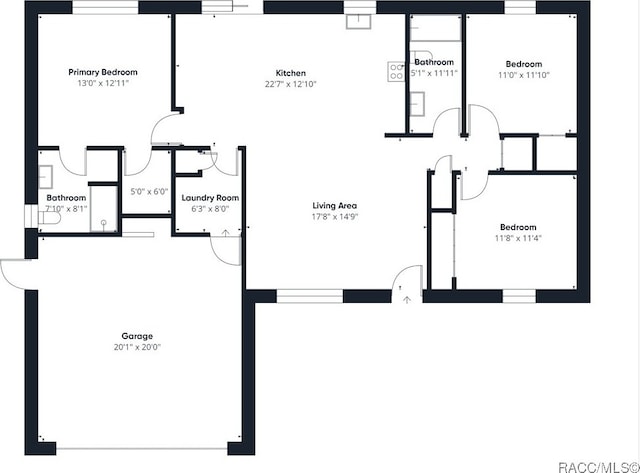 1899 W Oliver Dr, Citrus Springs, FL 34434 - view of room layout