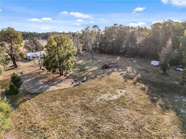 exterior space with a rural view