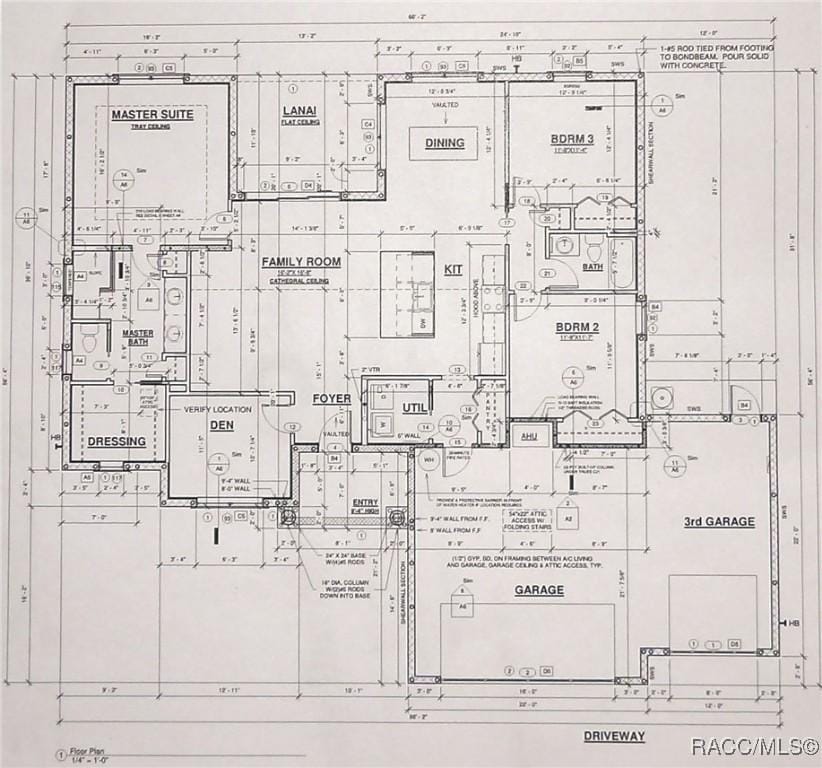 5070 W Wichita Dr, Beverly Hills, FL 34465 - view of floor plan / room layout