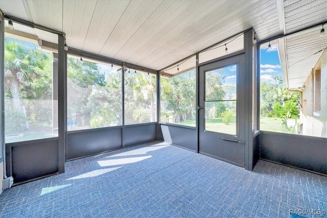 10741 W Pine Bark Ln, Crystal River, FL 34429 - unfurnished sunroom featuring plenty of natural light