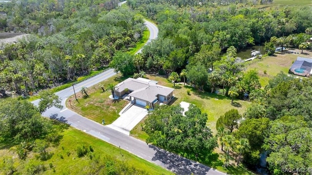 10741 W Pine Bark Ln, Crystal River, FL 34429 - view of property location featuring a forest