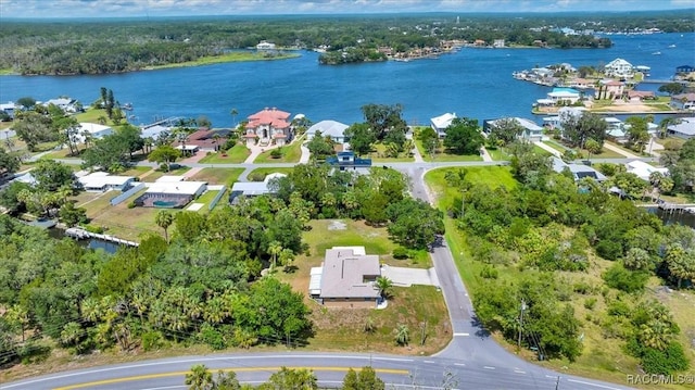 10741 W Pine Bark Ln, Crystal River, FL 34429 - aerial view of a large body of water