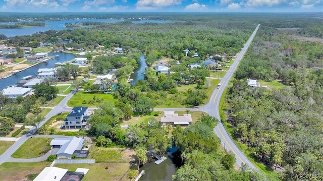 10741 W Pine Bark Ln, Crystal River, FL 34429 - aerial view of property and surrounding area featuring nearby suburban area