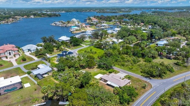 10741 W Pine Bark Ln, Crystal River, FL 34429 - aerial perspective of suburban area featuring a nearby body of water