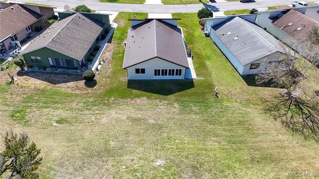 birds eye view of property featuring a residential view