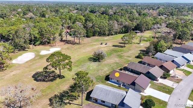 aerial view with a view of trees