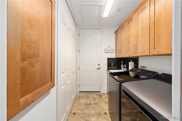 1147 W Pointe Vista Path Unit C1, Hernando, FL 34442 - laundry area with cabinet space, washer and dryer, and an office area