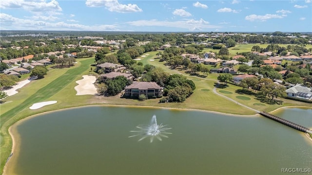 1147 W Pointe Vista Path Unit C1, Hernando, FL 34442 - aerial perspective of suburban area featuring a nearby body of water and a golf club