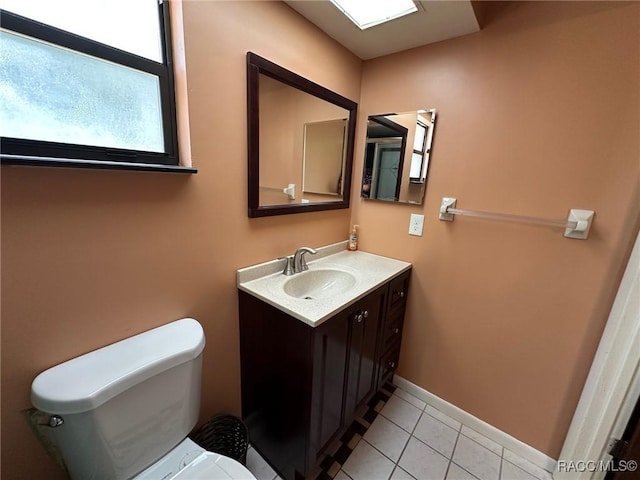 2510 W Dolphin Dr, Citrus Springs, FL 34434 - bathroom with vanity and tile patterned floors