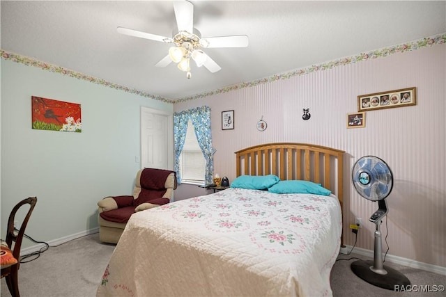 11271 SE 136th Ter, Dunnellon, FL 34431 - bedroom featuring carpet floors and ceiling fan