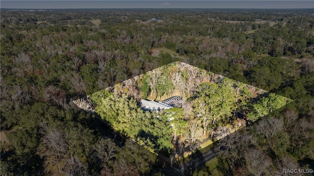 aerial view with a view of trees