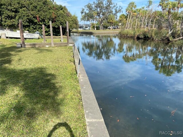 view of water feature