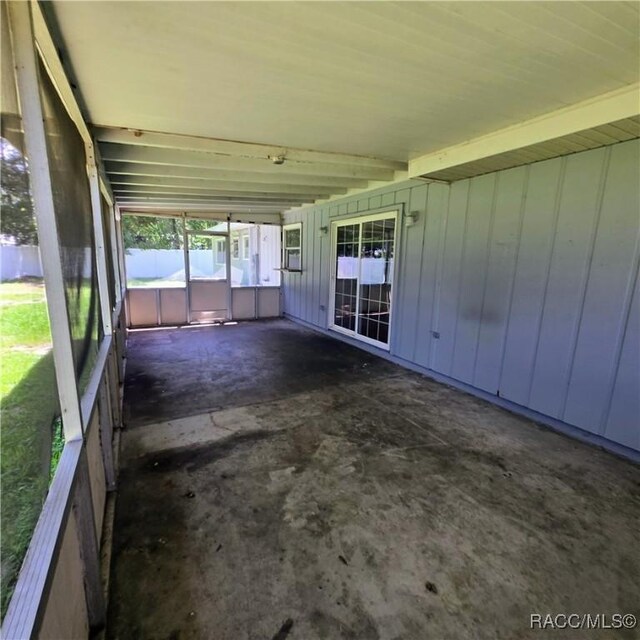 9227 N Fawn Way, Citrus Springs, FL 34434 - view of unfurnished sunroom