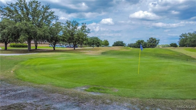 view of property's community featuring golf course view