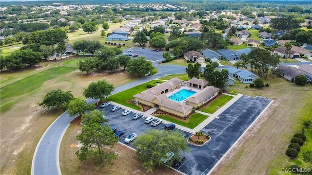 drone / aerial view featuring a residential view