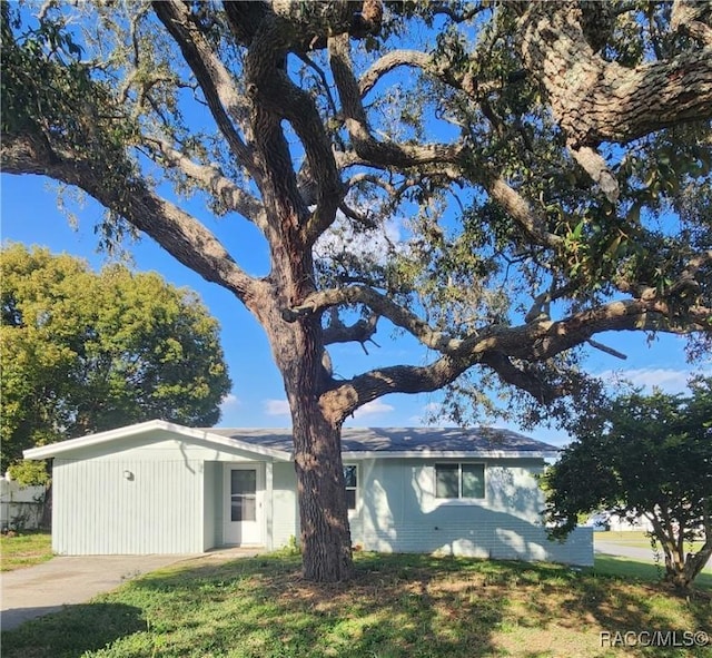 view of ranch-style home