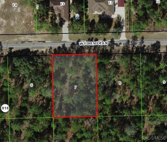 3882 W Fireside Ln, Citrus Springs FL, 34433 land for sale