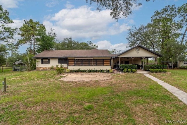 4200 W Breckenridge Ct, Beverly Hills, FL 34465 - single story home with a front lawn