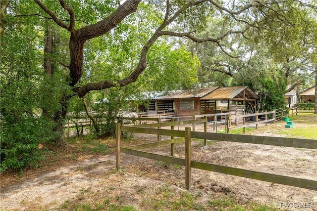 4200 W Breckenridge Ct, Beverly Hills, FL 34465 - view of yard with an exterior structure and an outdoor structure