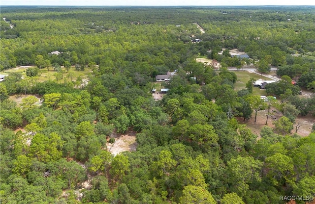 4200 W Breckenridge Ct, Beverly Hills, FL 34465 - aerial view of property's location featuring a heavily wooded area