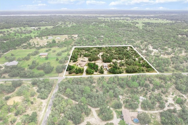 5061 W Oakhill St, Dunnellon, FL 34433 - view of property location featuring property boundaries highlighted and a forest