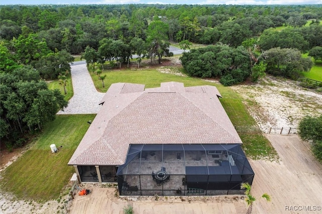 5061 W Oakhill St, Dunnellon, FL 34433 - aerial view of property and surrounding area with a heavily wooded area