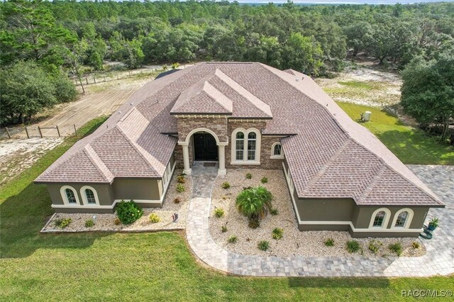 5061 W Oakhill St, Dunnellon, FL 34433 - view from above of property featuring a heavily wooded area
