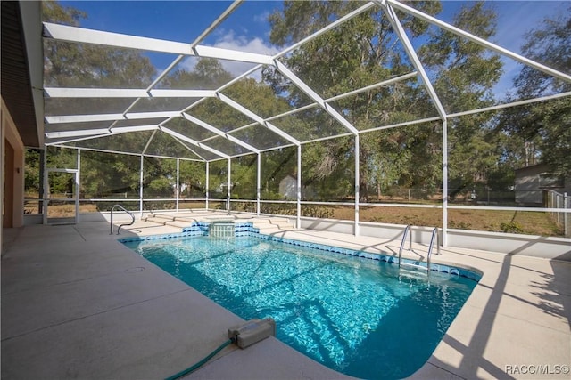 3565 S Oakdale Ter, Inverness, FL 34452 - view of pool with a lanai and a patio area