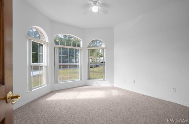 3565 S Oakdale Ter, Inverness, FL 34452 - carpeted empty room with ceiling fan