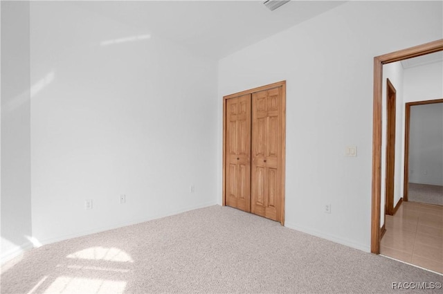 3565 S Oakdale Ter, Inverness, FL 34452 - unfurnished bedroom with carpet floors and a closet