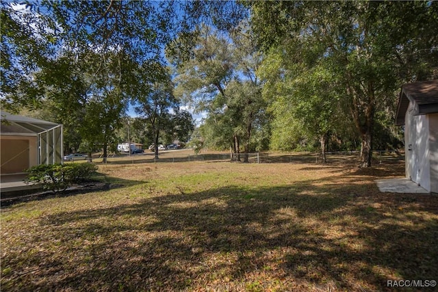 3565 S Oakdale Ter, Inverness, FL 34452 - view of yard with a lanai