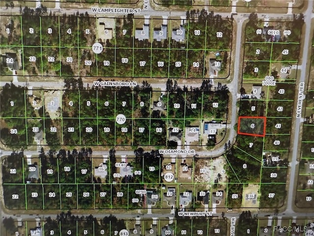 1454 W Diamond Dr, Citrus Springs FL, 34434 land for sale