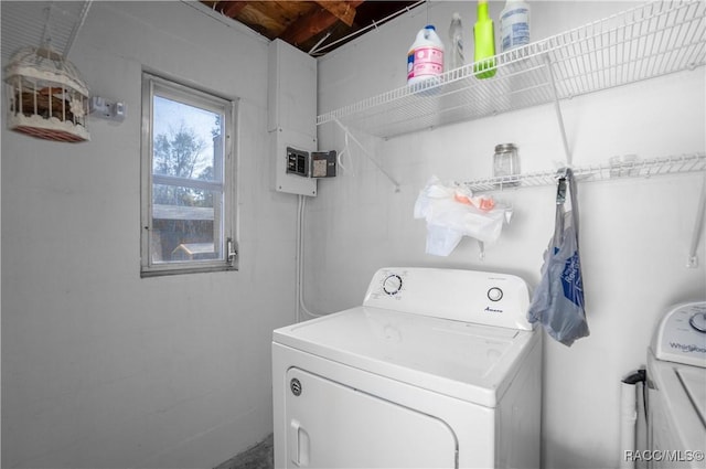 laundry room with washer and clothes dryer