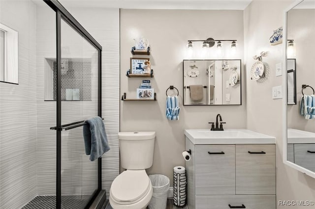 2 William Tell Ln, Beverly Hills, FL 34465 - bathroom featuring vanity and a shower stall