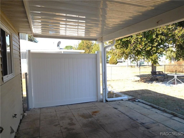 view of patio