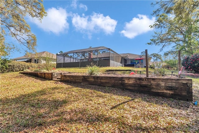 9844 SW 198th Cir, Dunnellon, FL 34432 - view of yard featuring a lanai