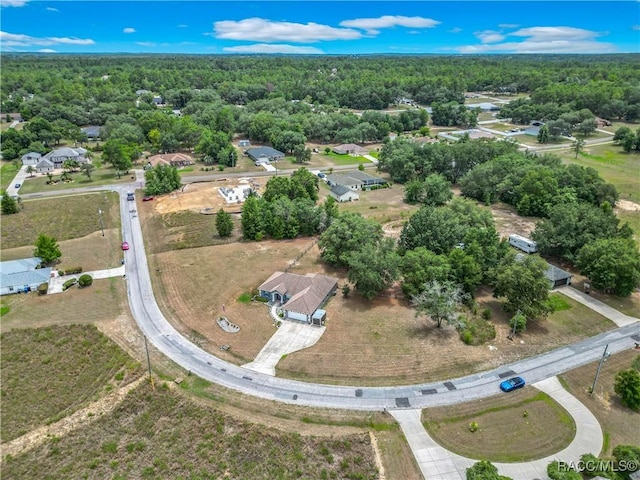 2478 W Angola Dr, Beverly Hills, FL 34465 - aerial view of property and surrounding area featuring a forest