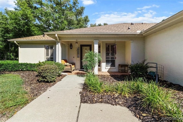 1631 N Dalary Pt, Crystal River, FL 34429 - entrance to property featuring stucco siding and covered porch
