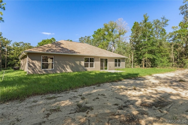 view of rear view of property